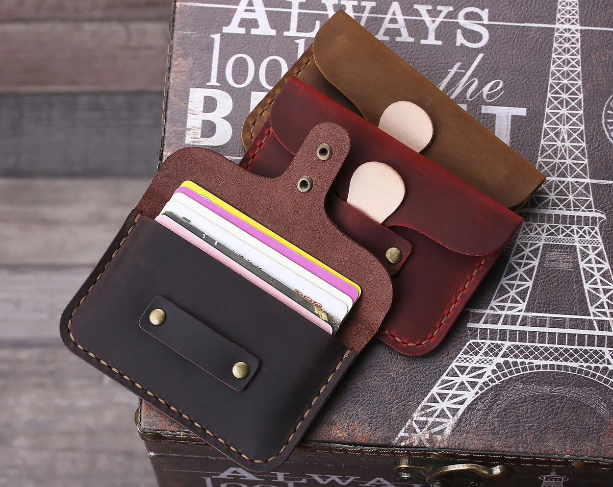 Robrasim Handcrafted Leather Business card cases Holder