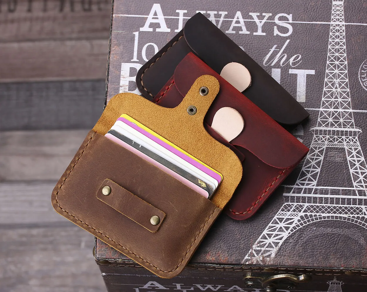 Robrasim Handcrafted Leather Business card cases Holder