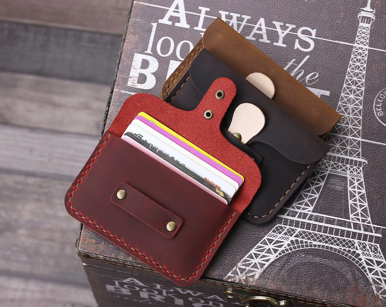 Robrasim Handcrafted Leather Business card cases Holder