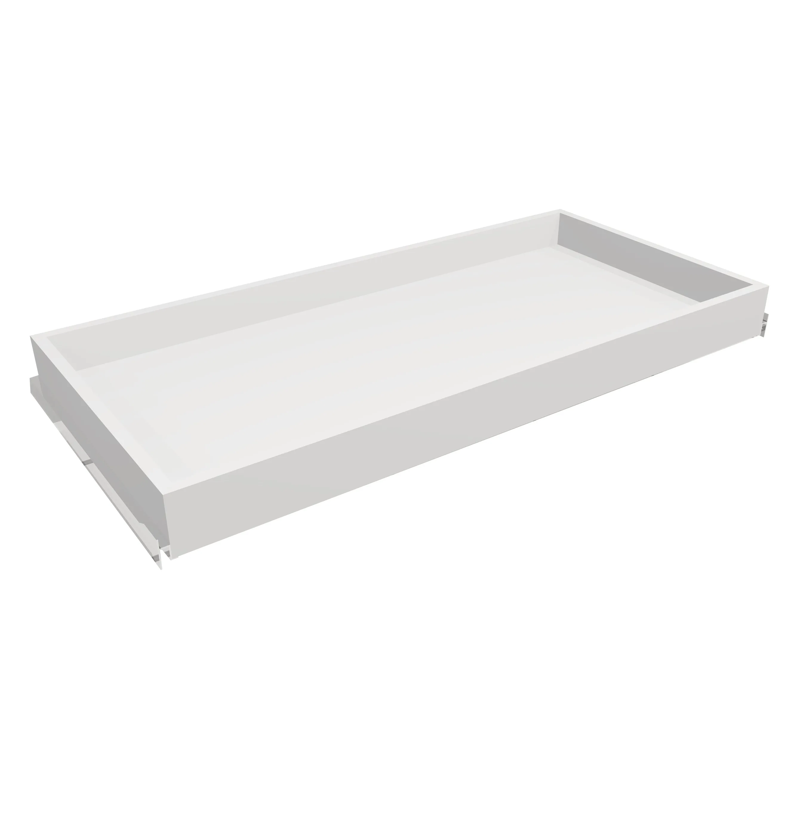 RTA - Lacquer White - Roll Out Tray - Base Cabinet | 21" W