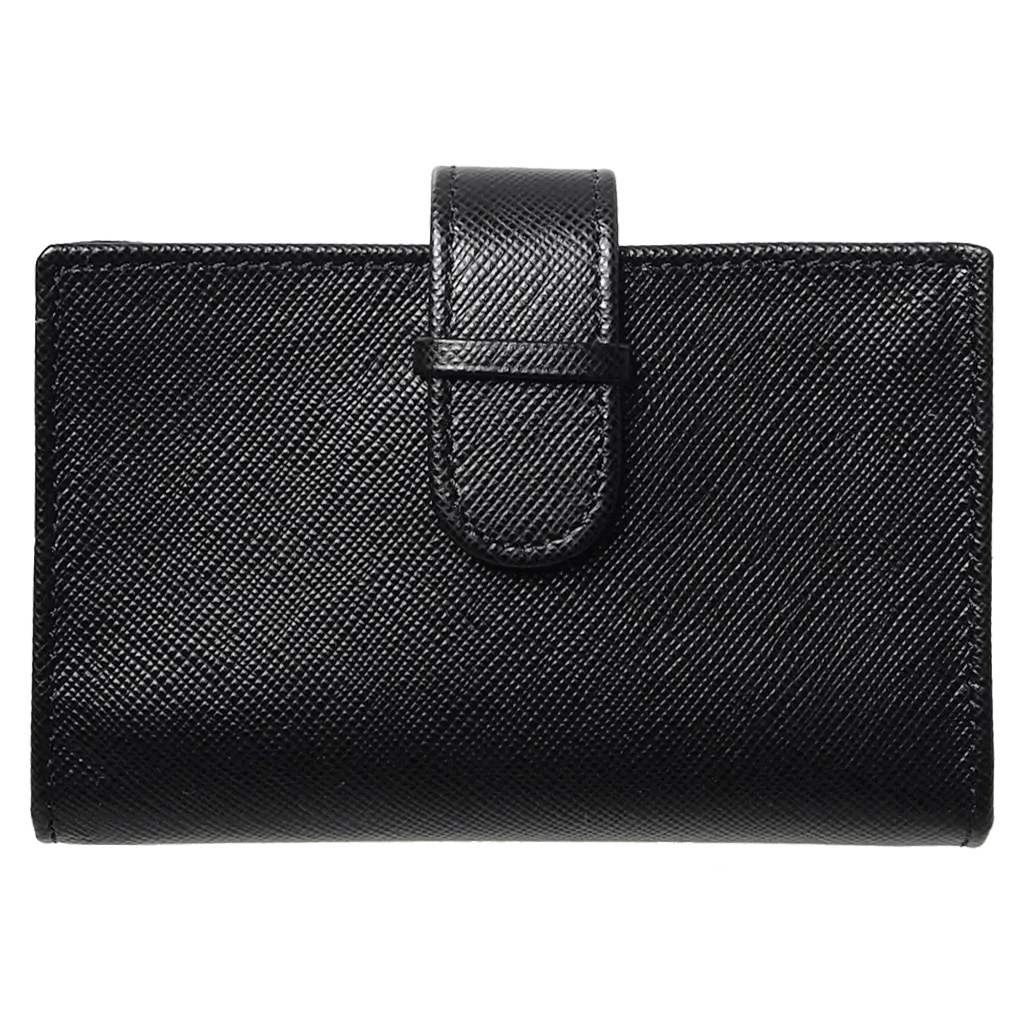 Saffiano Business Card Case Black