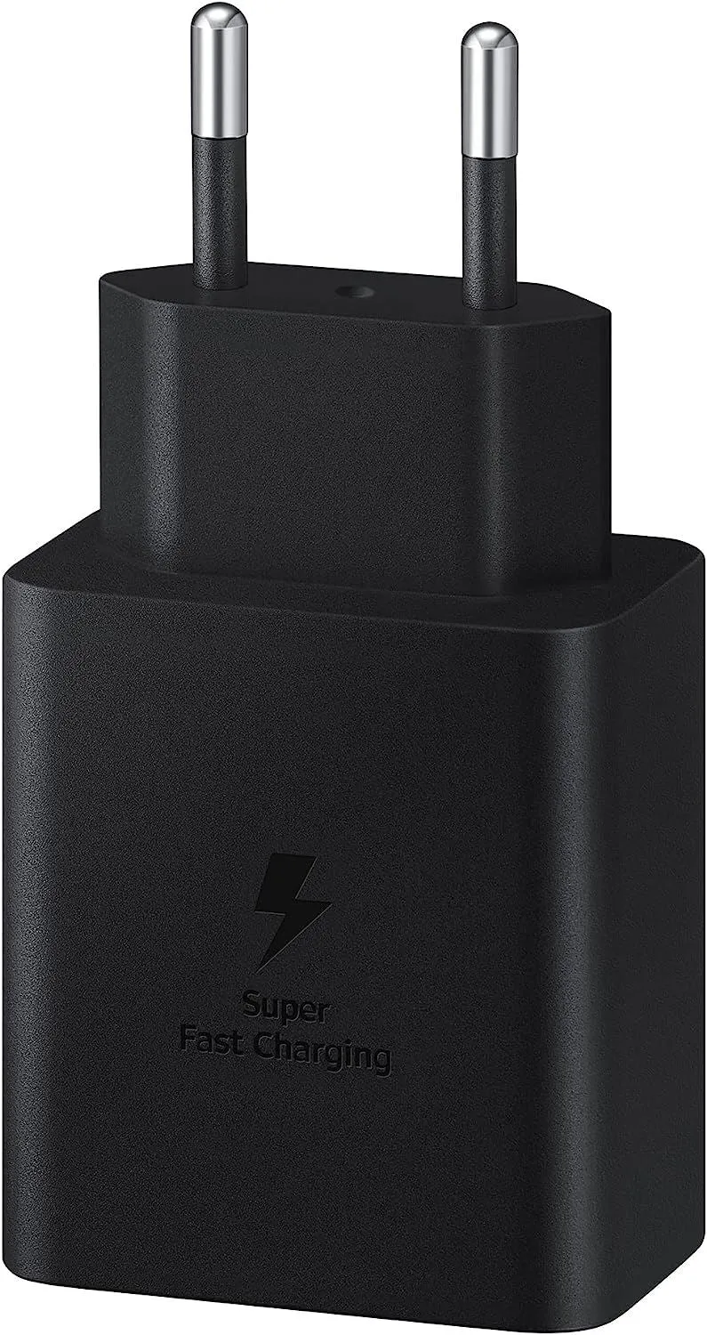 Samsung 45W USB C Mains Charger with 5 Amp Type C Cable Black EU Plug - EP-T4510XBEGEU