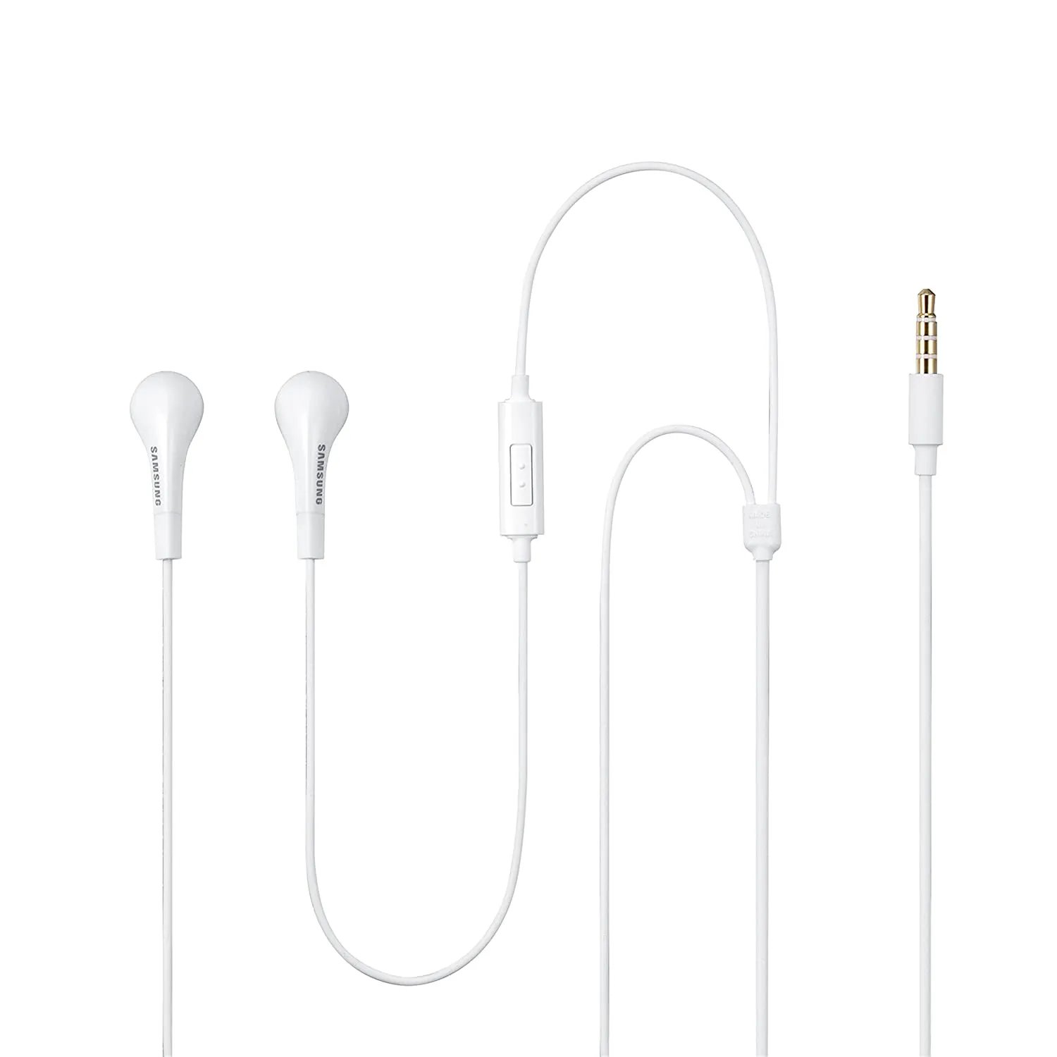 Samsung EHS64 Hands-Free Wired In Ear Earphones With Mic With Remote Note (White)