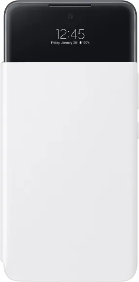 Samsung Galaxy A53 5G Smart S View Wallet Cover White - EF-EA536PWEGEU