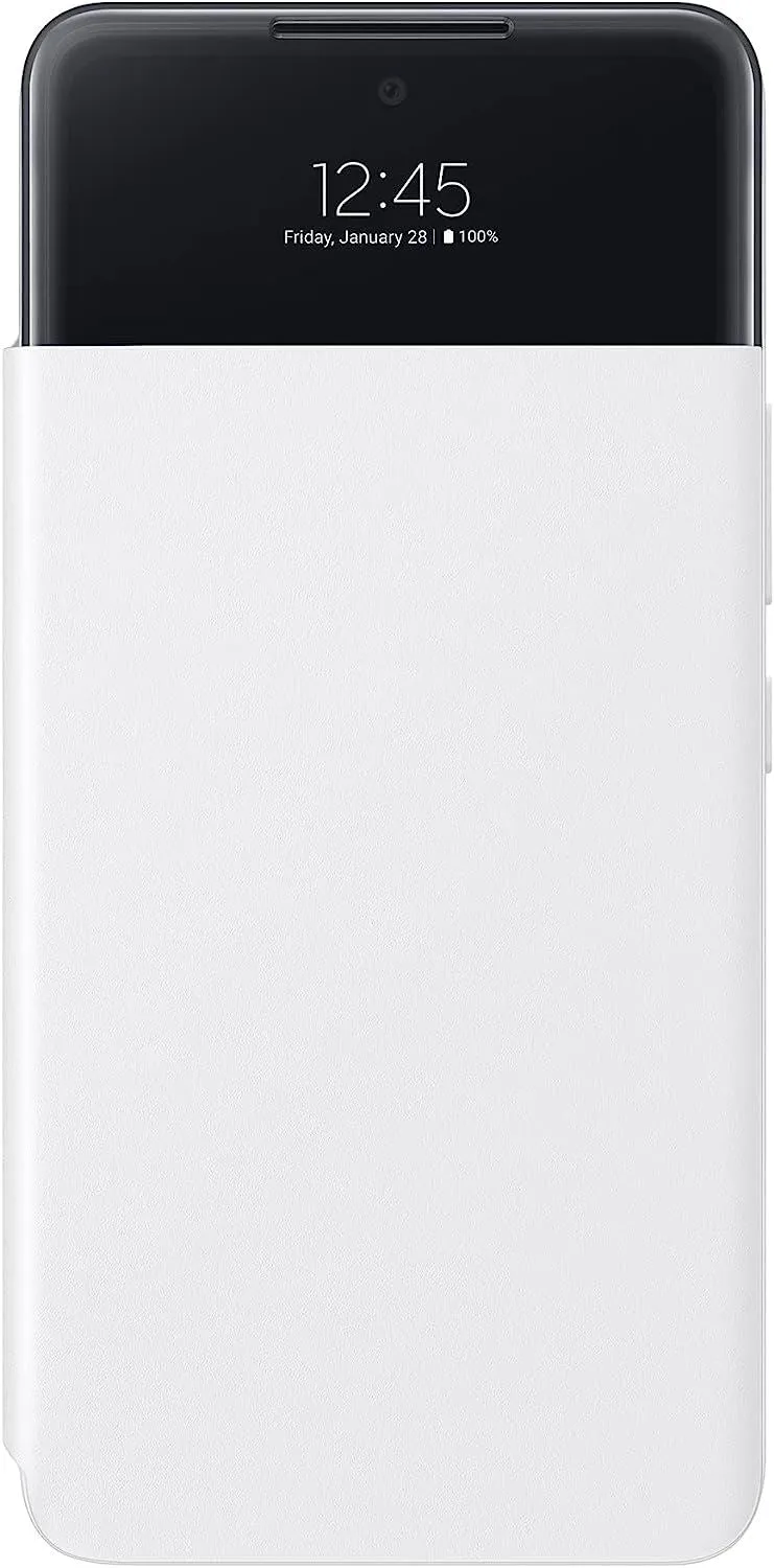 Samsung Galaxy A53 5G Smart S View Wallet Cover White - EF-EA536PWEGEU