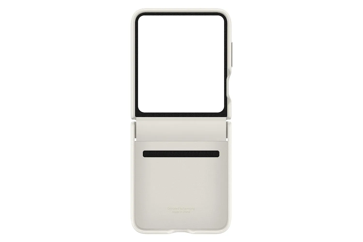 Samsung Galaxy Flip5 Flap ECO-Leather Case, Cream