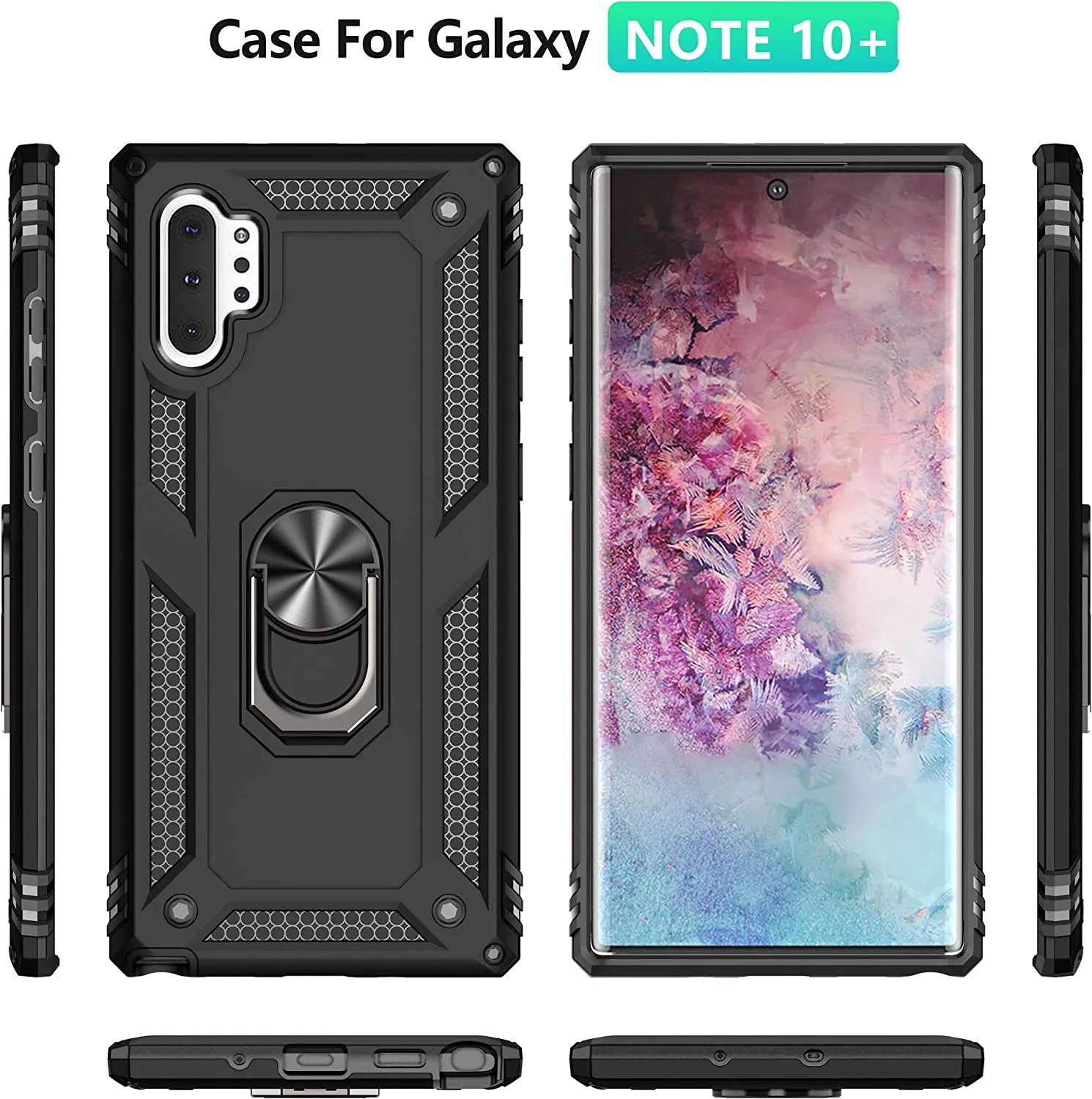 Samsung Galaxy Note 10 Plus Case Drop Tested Shockproof Cover Case Black