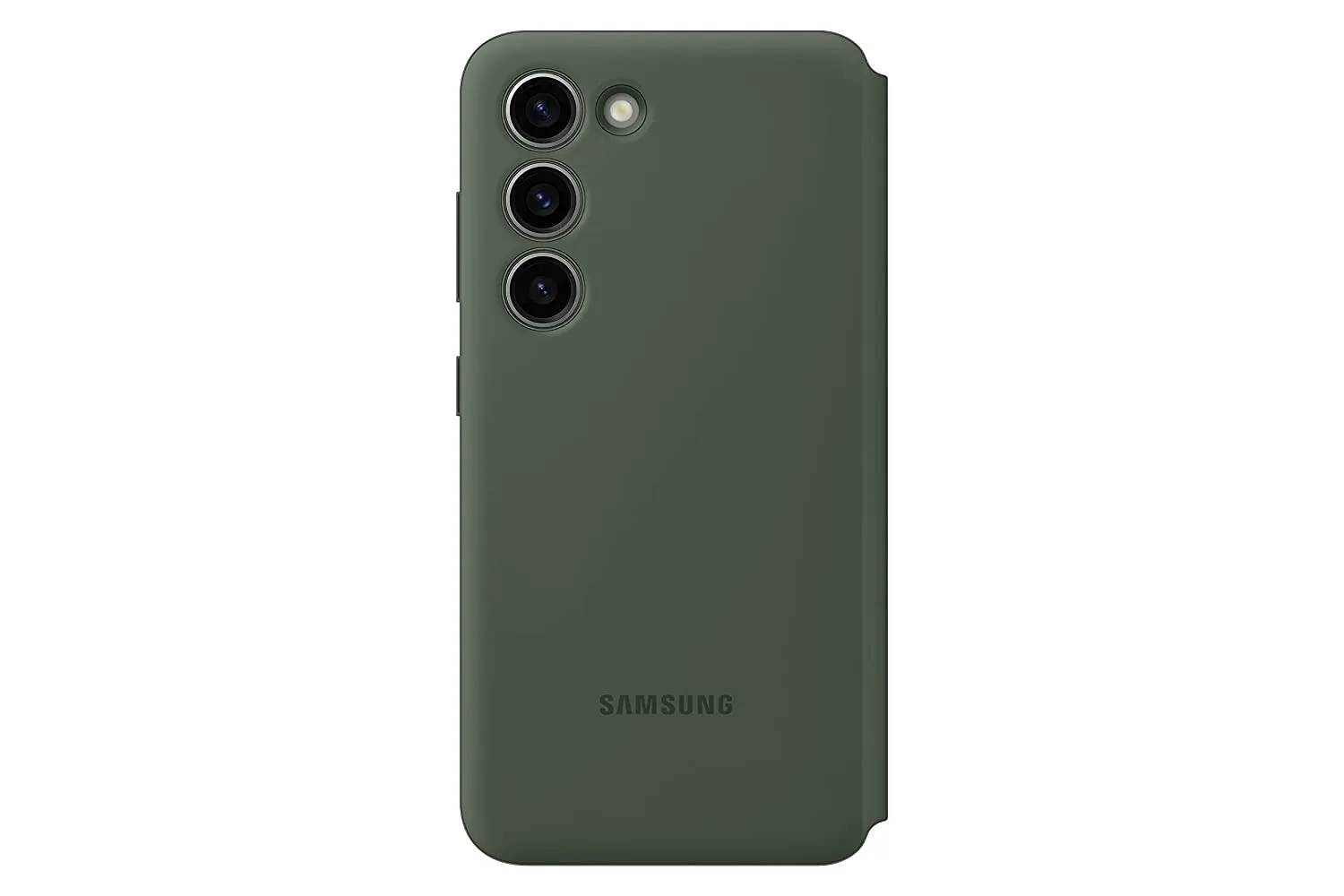 Samsung Galaxy S23 Smart Clear View Wallet Cover - Khaki