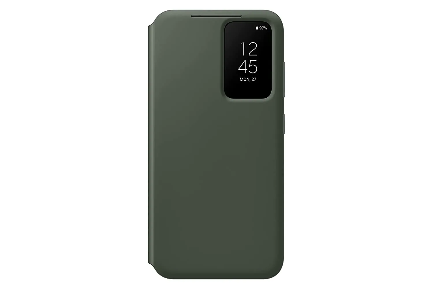 Samsung Galaxy S23 Smart Clear View Wallet Cover - Khaki