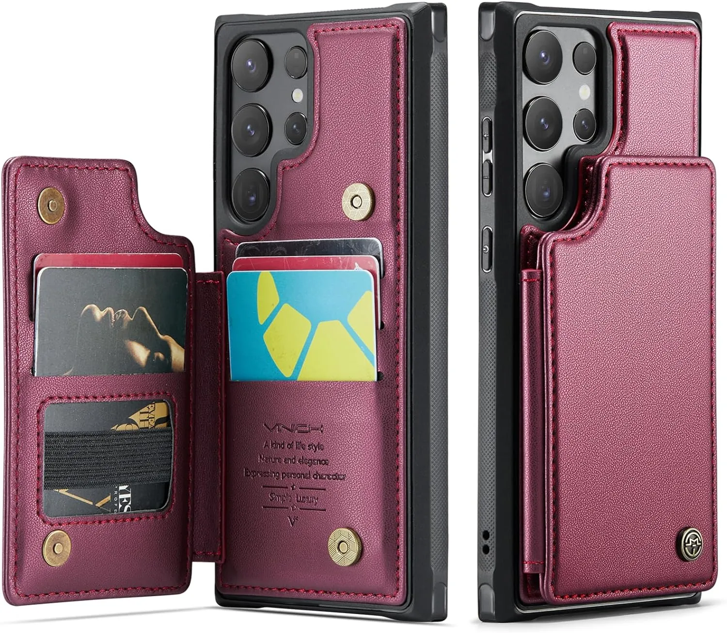 Samsung Galaxy S24 Ultra Card Holder Wallet Case