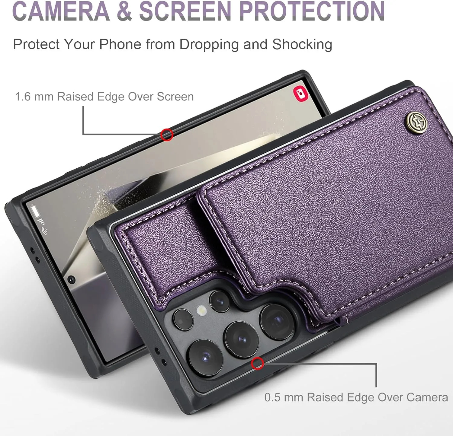 Samsung Galaxy S24 Ultra Card Holder Wallet Case