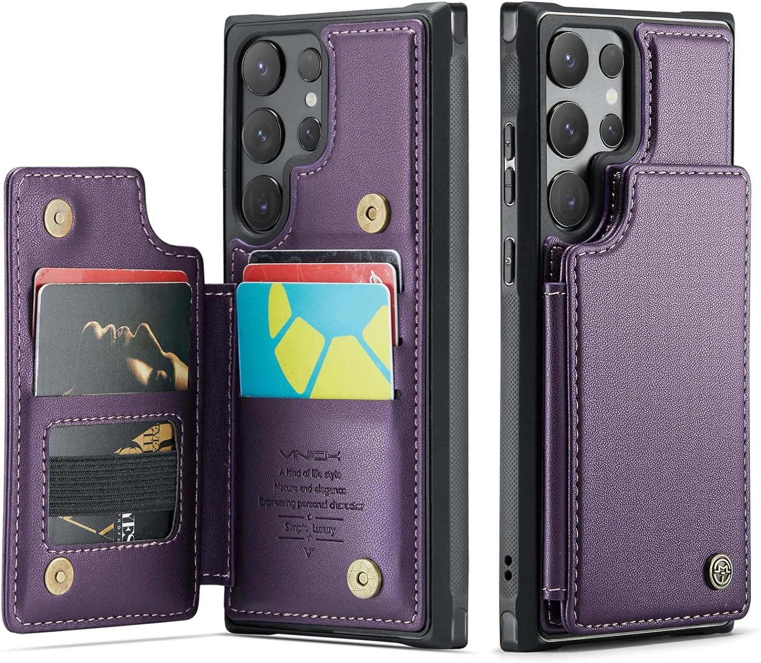 Samsung Galaxy S24 Ultra Card Holder Wallet Case