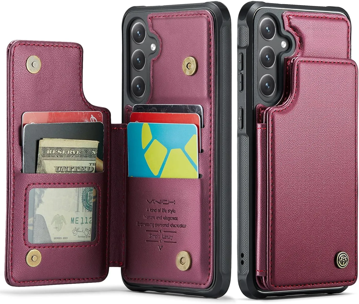 Samsung Galaxy S24 Ultra Card Holder Wallet Case