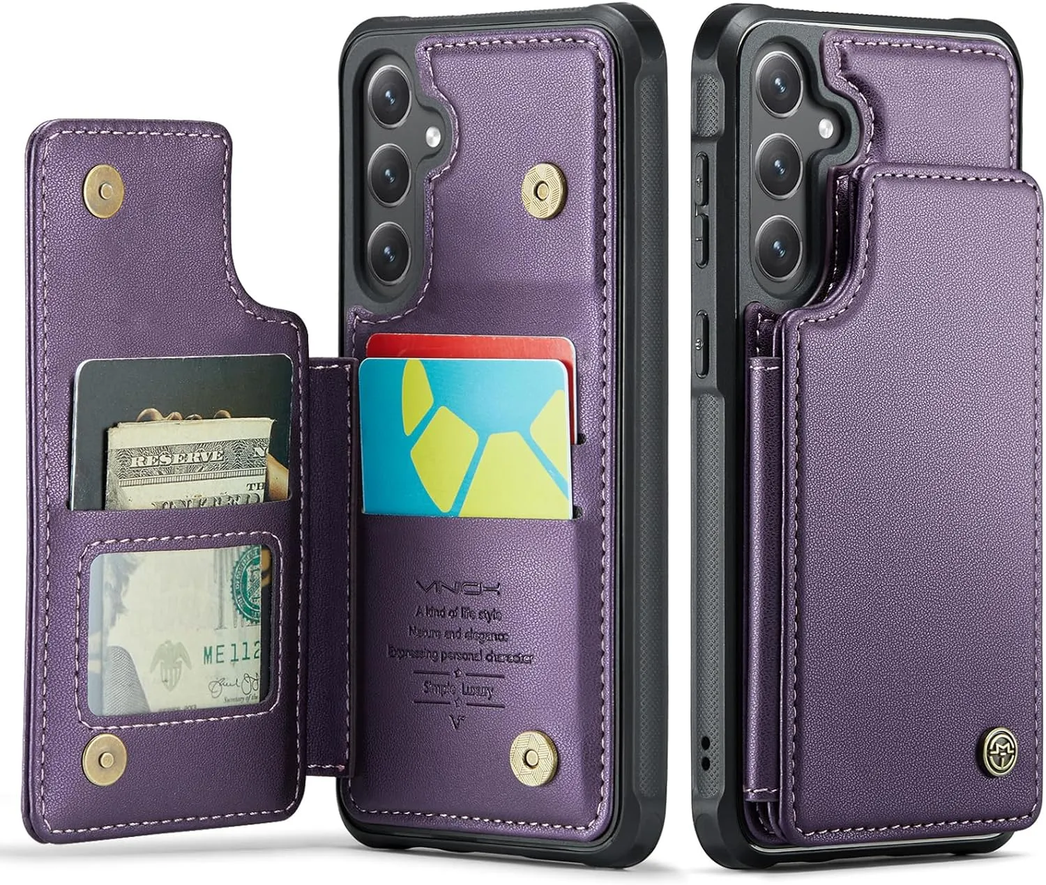 Samsung Galaxy S24 Ultra Card Holder Wallet Case