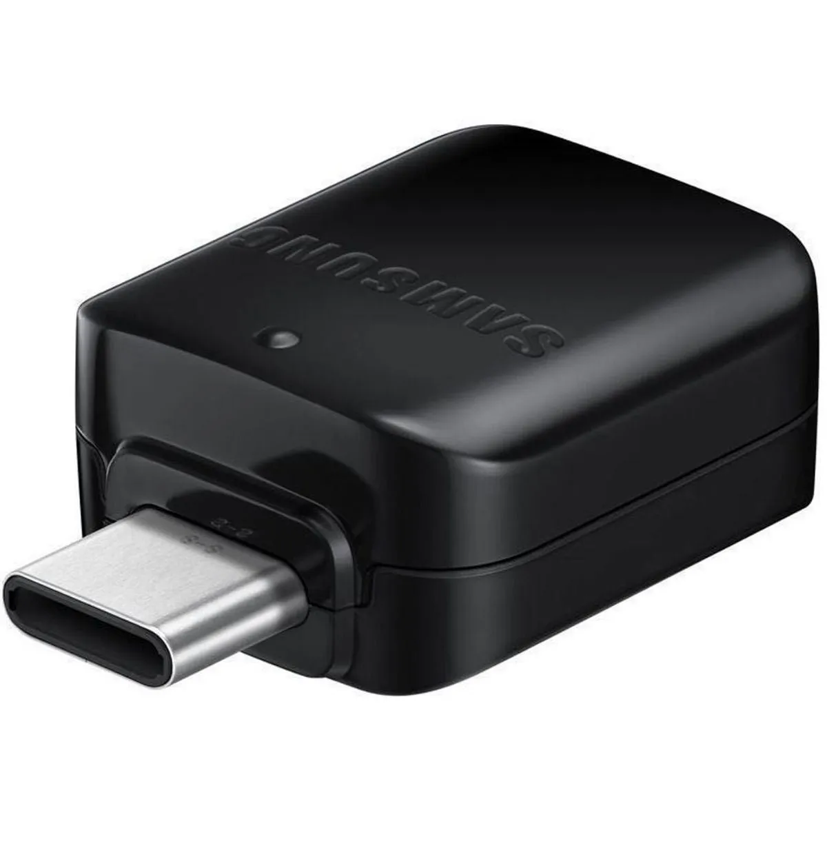 Samsung (GH98-40216A) OEM On-The-Go OTG (USB) to (USB-C) Adapter - Matte Black