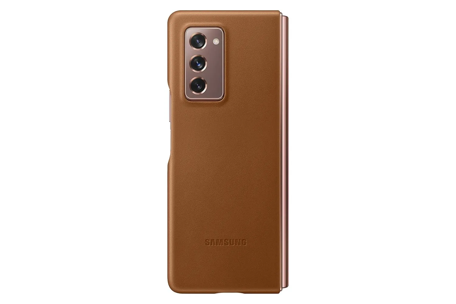 Samsung Leather Case, Brown  For Galaxy Z Fold 6 5G