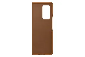 Samsung Leather Case, Brown  For Galaxy Z Fold 6 5G