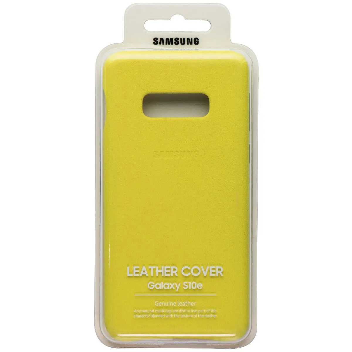 Samsung Official Leather Cover for Samsung Galaxy S10e - Yellow