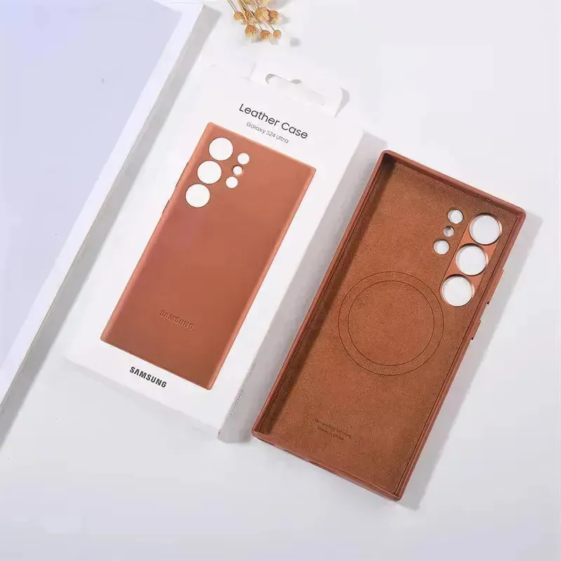 Samsung S Series Leather Phone Case