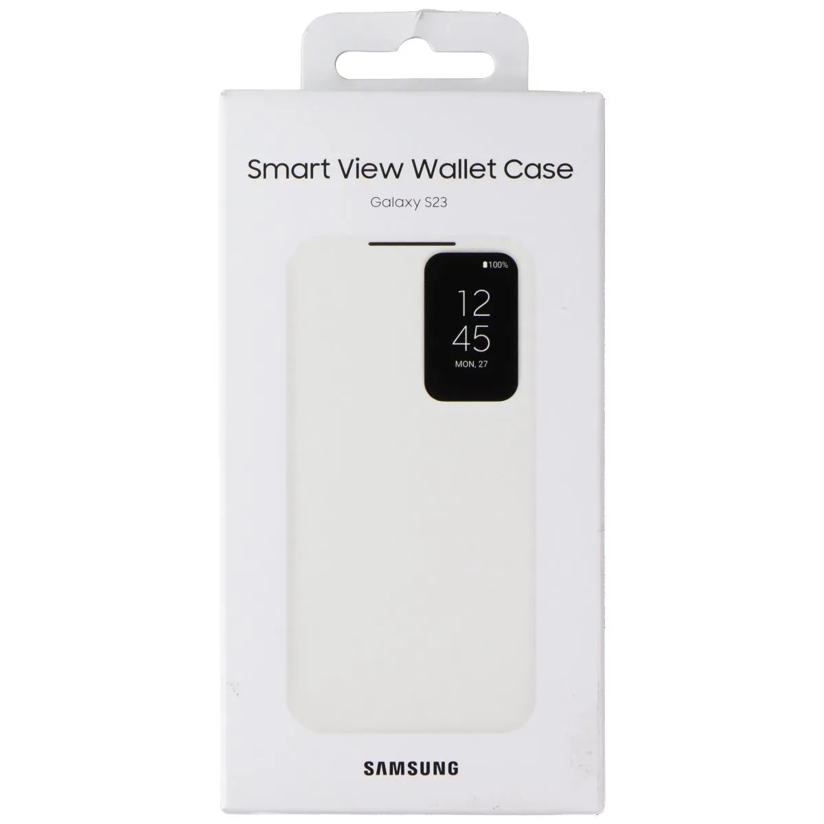 Samsung Smart View Wallet Case for Galaxy S23 - Cream