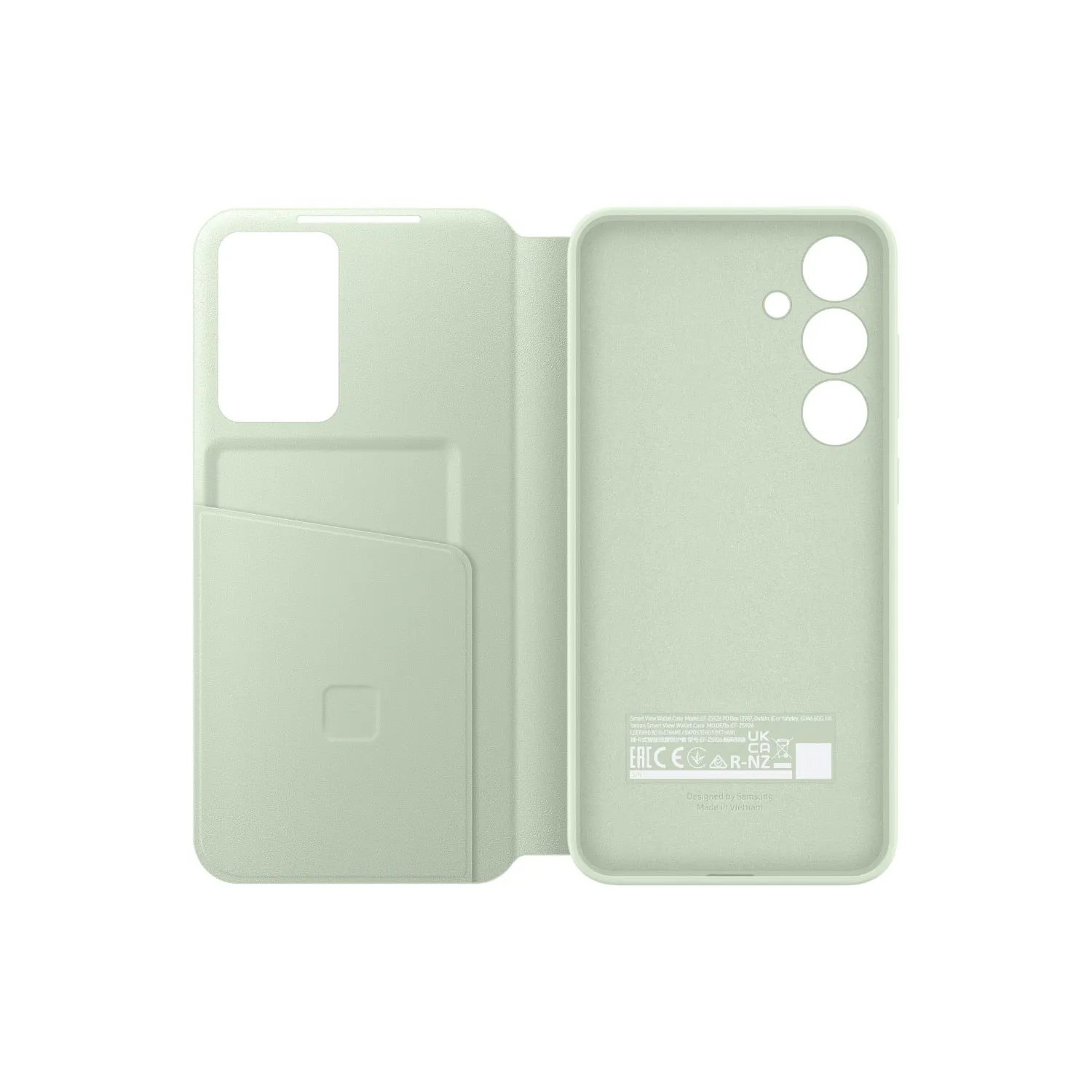 Samsung Smart View Wallet Cover - Samsung Galaxy S24  - Light Green