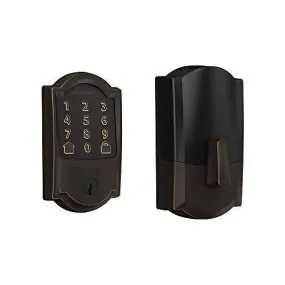 Schlage Lock Company BE489WB CAM 716 Schlage Encode Deadbolt Smart Lock | WiFi Touchscreen Keypad, Aged Bronze