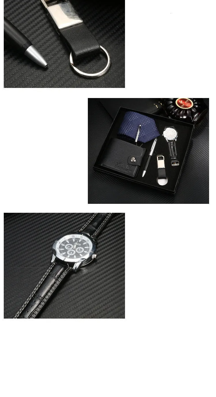 Set Wallet, Watch, Keychain, Pen, Tie