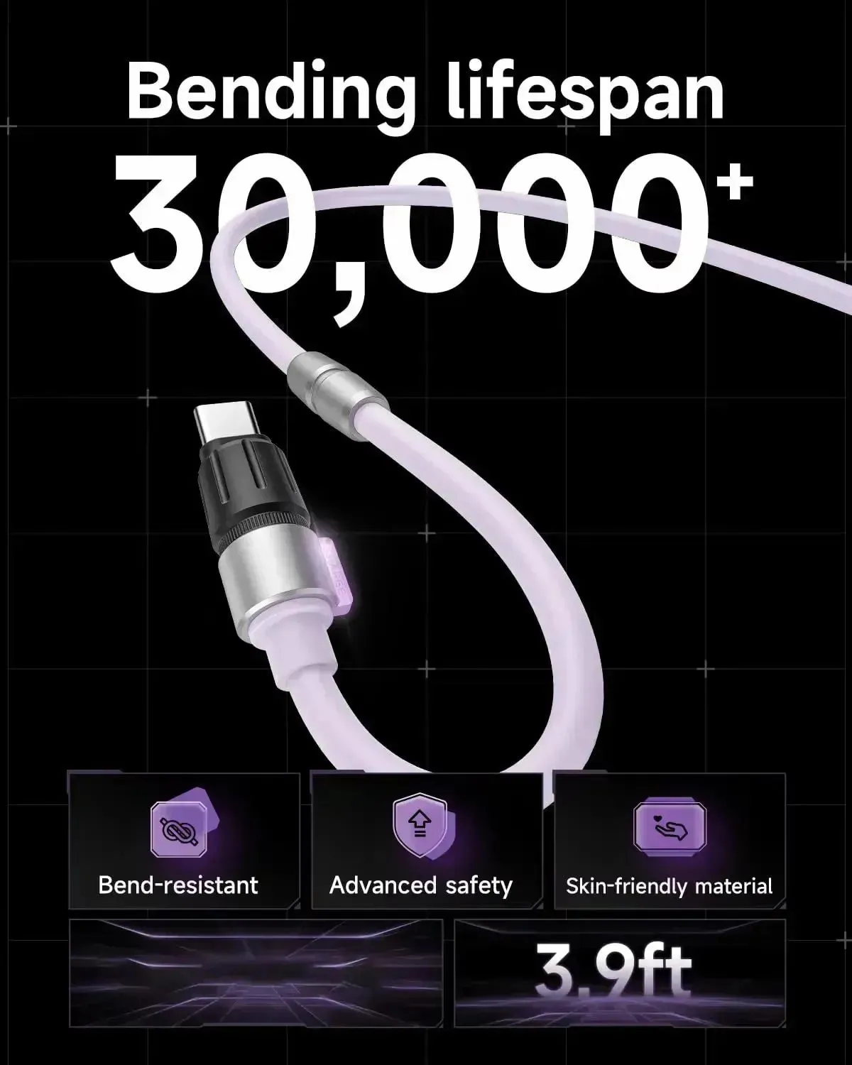 Sharge 240W USB Type-C Data Cable