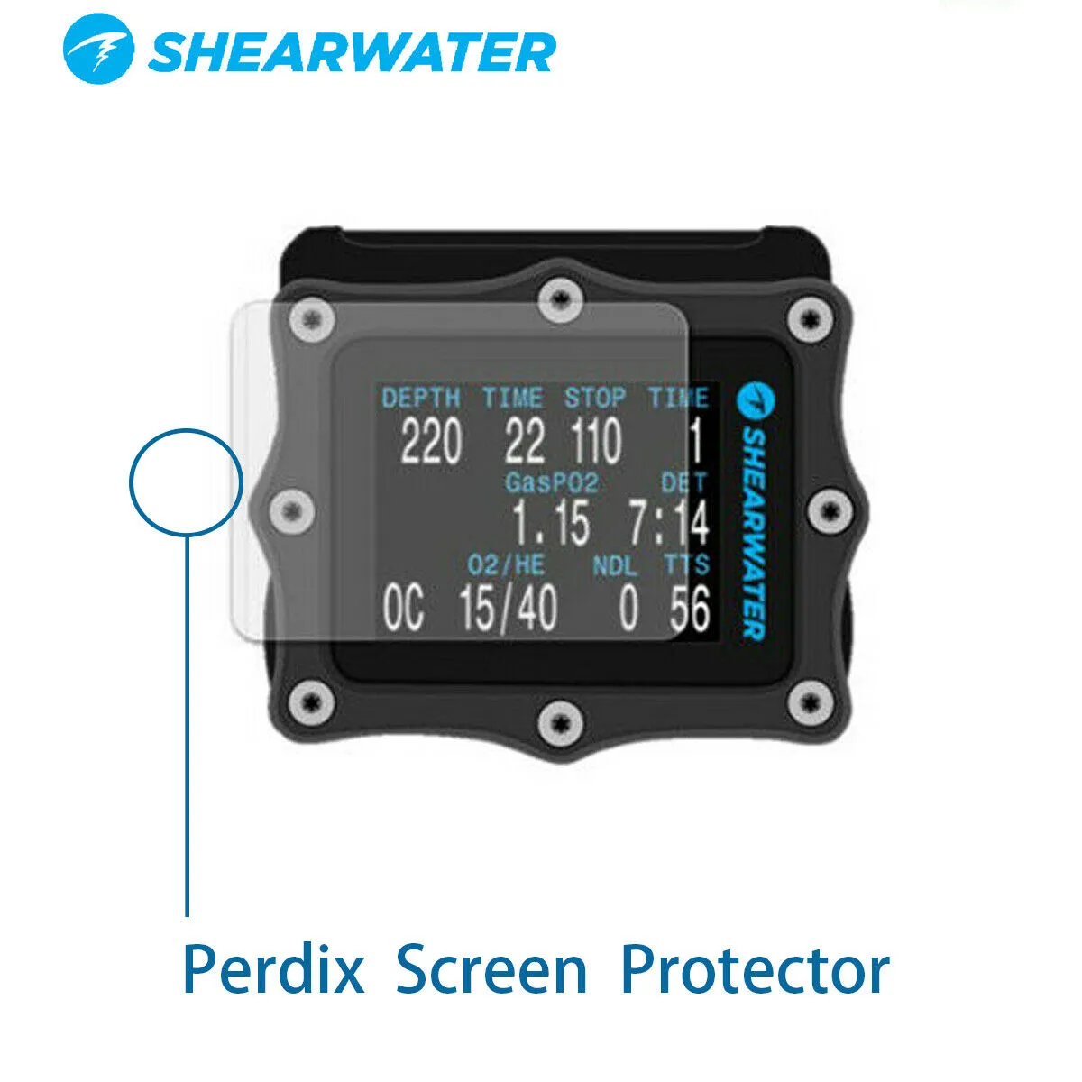 Shearwater Perdix AI Screen Protector ~ Original By Shearwater