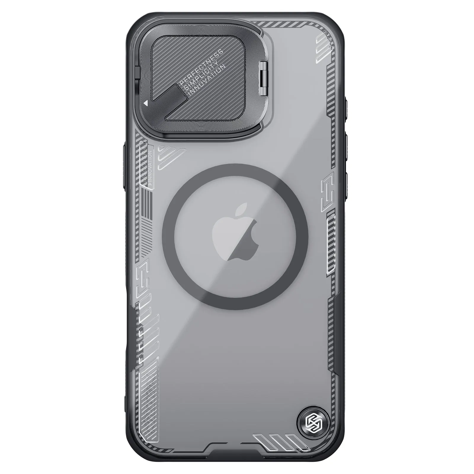 Shockproof Clear Magnetic Phone Case Camera Lens Protection For iPhone