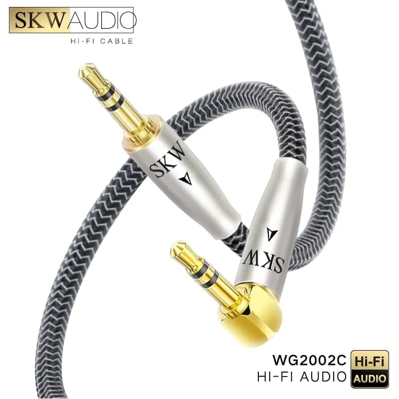 SKW WG20-02C Car Aux Audio Cable 3.5MM To 3.5MM Jack High-Purity Copper Conductor