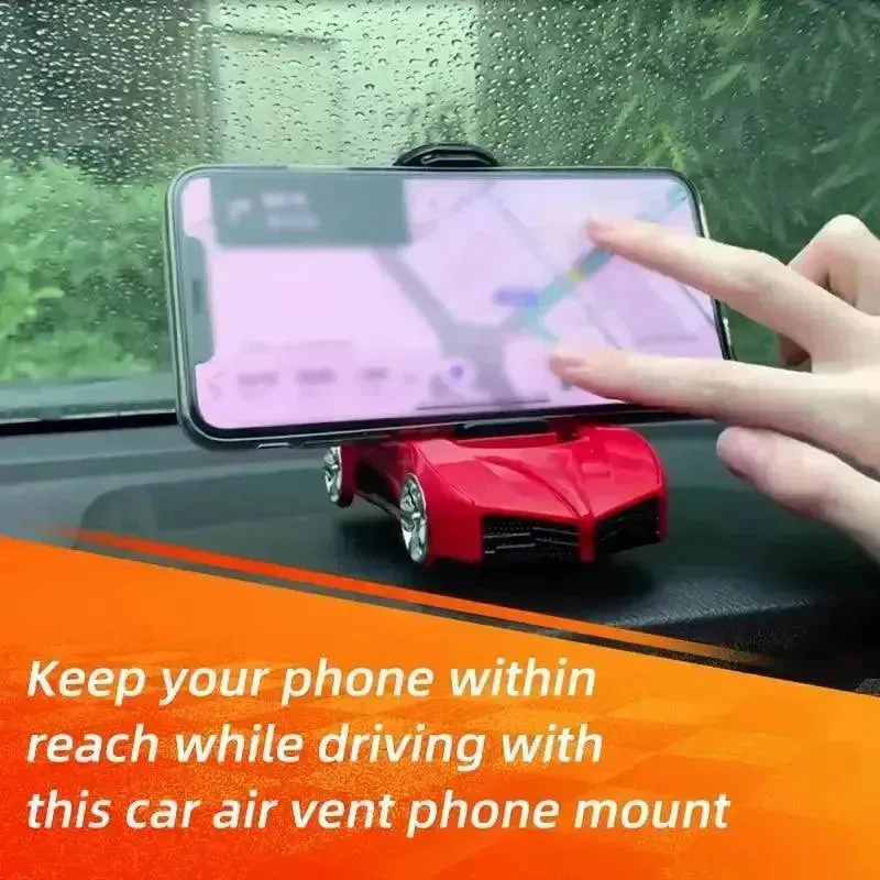 Sleek Aromatherapy Sports Car Phone Mount