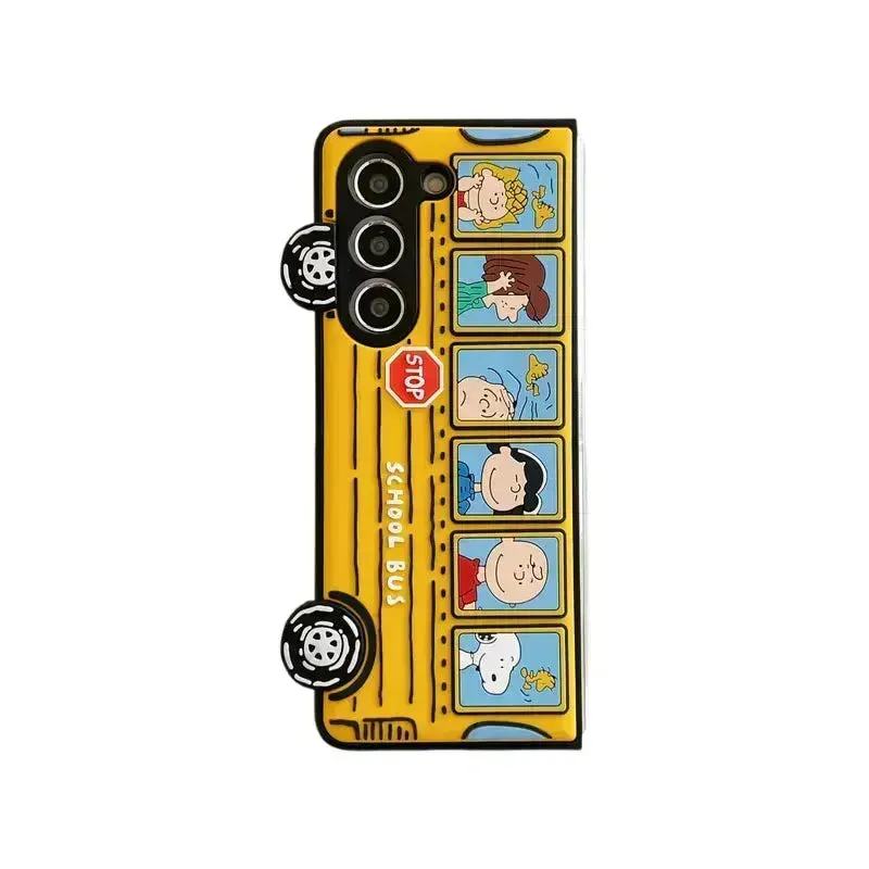 Snoopy Bus Case For Samsung Z Fold and Z Flip