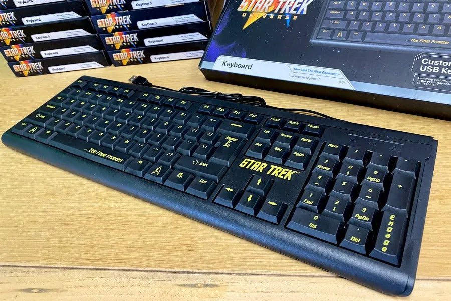 Star Trek: The Next Generation Office Computer USB Keyboard