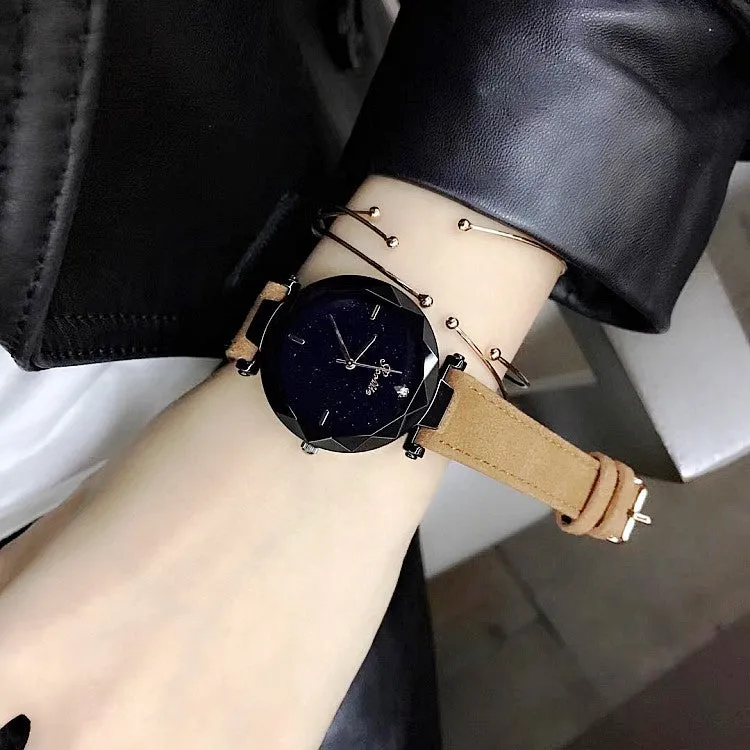 Starry Sky Pattern Luxurious Women's Watch