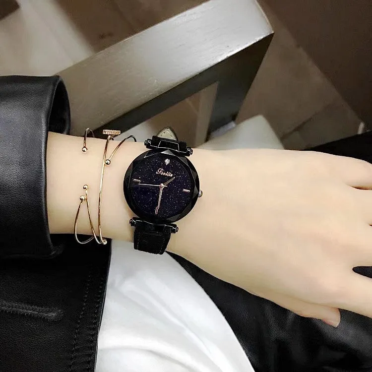 Starry Sky Pattern Luxurious Women's Watch