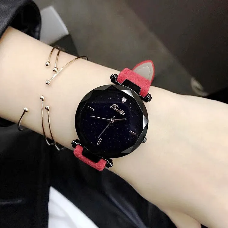 Starry Sky Pattern Luxurious Women's Watch