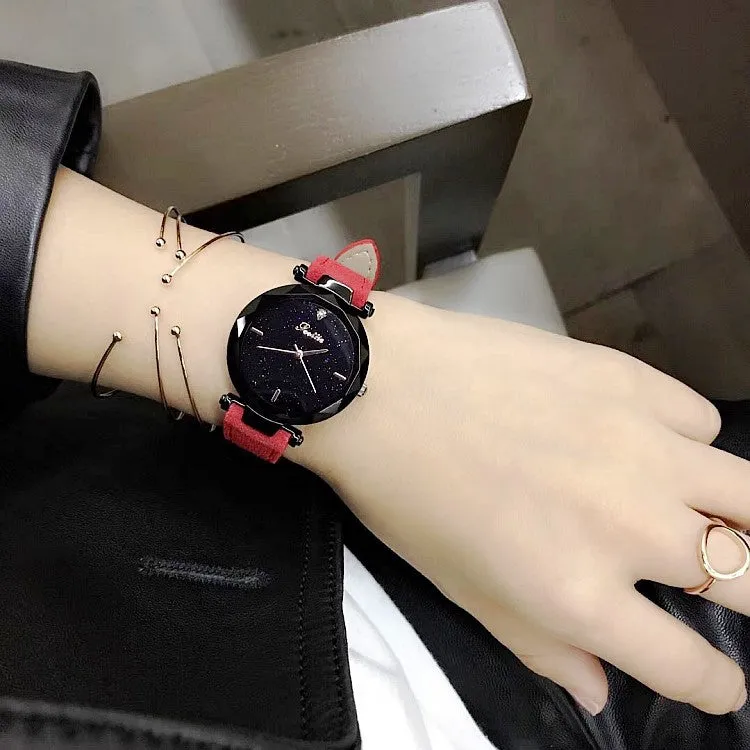 Starry Sky Pattern Luxurious Women's Watch