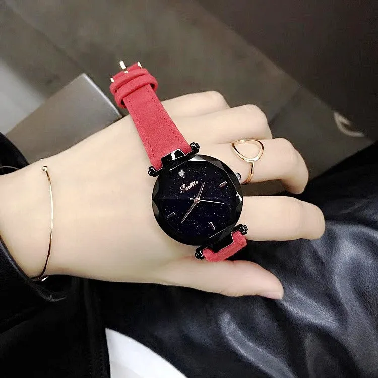 Starry Sky Pattern Luxurious Women's Watch