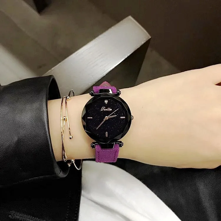 Starry Sky Pattern Luxurious Women's Watch