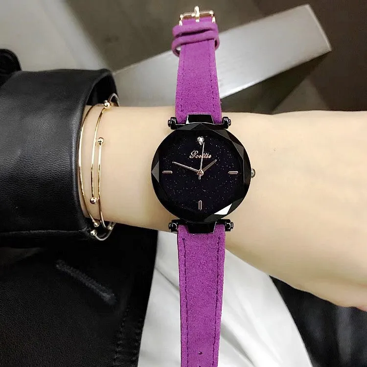 Starry Sky Pattern Luxurious Women's Watch