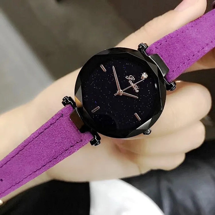 Starry Sky Pattern Luxurious Women's Watch