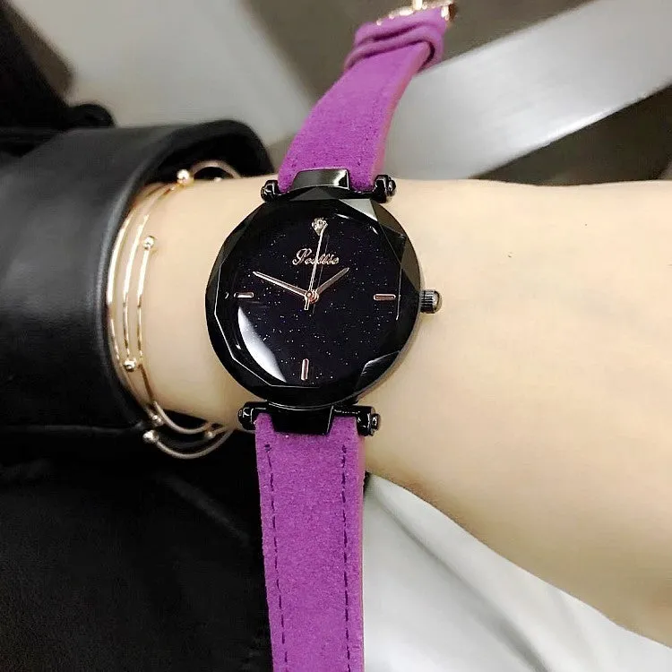 Starry Sky Pattern Luxurious Women's Watch