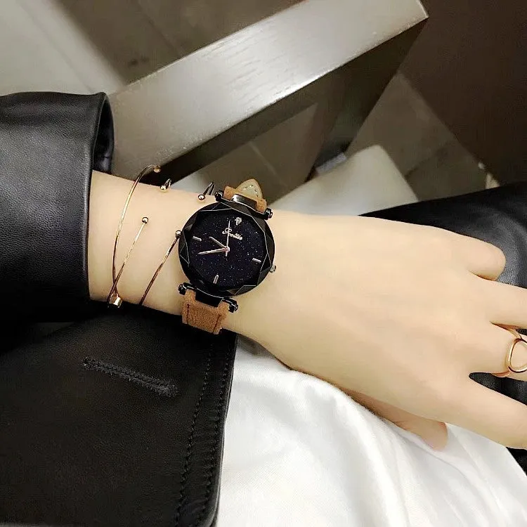 Starry Sky Pattern Luxurious Women's Watch