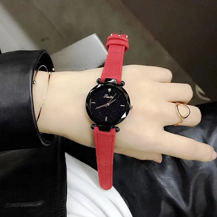 Starry Sky Pattern Luxurious Women's Watch