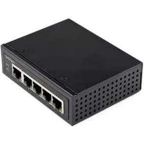 StarTech.com Industrial 5 Port Gigabit PoE Switch 30W - Power Over Ethernet Switch - GbE POE  Network Switch - Unmanaged - IP-30