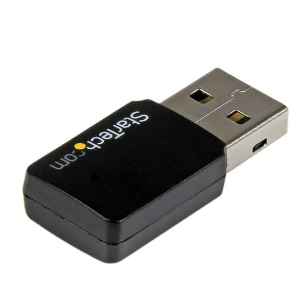 Startech.Com Usb 2.0 Ac600 Mini Dual Band Wireless-Ac Network Adapter - 1T1r 802.11Ac Wifi Adapter - 2.4Ghz / 5Ghz Usb W