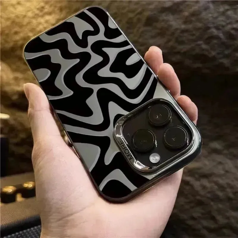 Striped Matte Texture Phone Case (For iPhones)