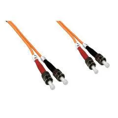 ST/ST OM2 Multimode Duplex Fiber Optic Cable, 50/125, 1 meter (3.3 foot)