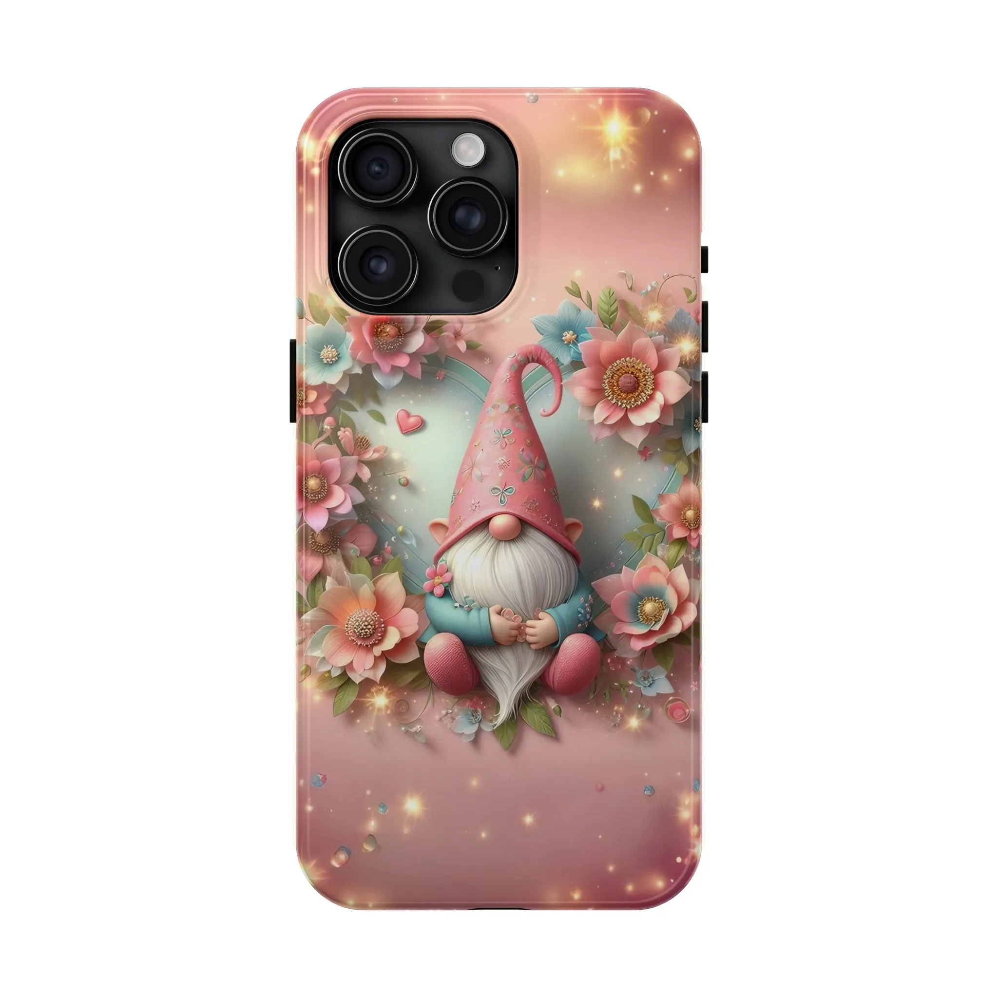 Super Cute Gnome Digital print Design Tough Phone Case compatible with a large variety of iPhone models, Gift, Phone Case